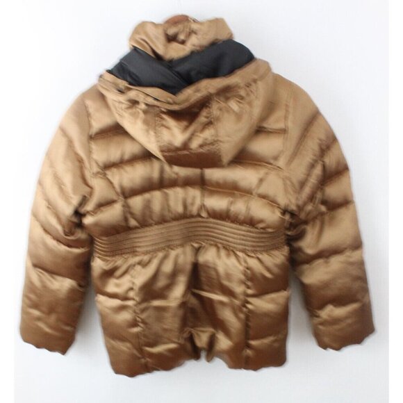 The North Face Girls Jacket 550 Fill Gotham Down Copper Gold Size M - Picture 9 of 16